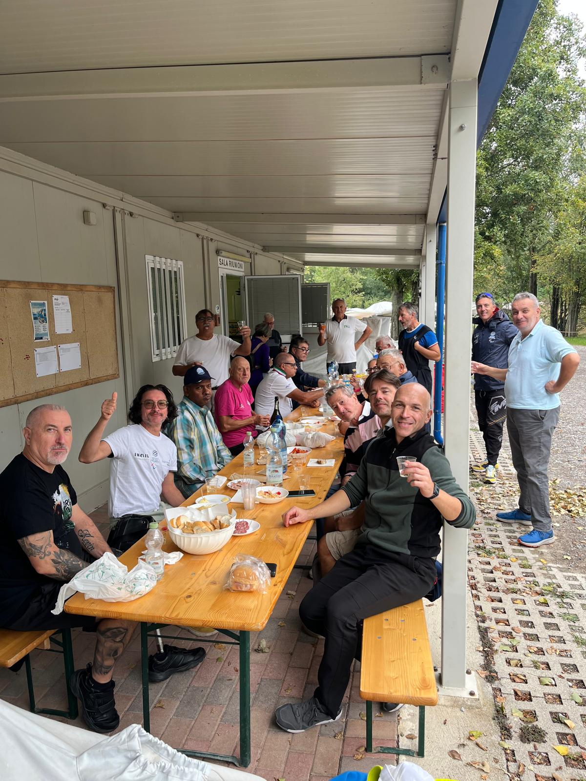 Momento conviviale di fine campus al Villaggio del Pescatore